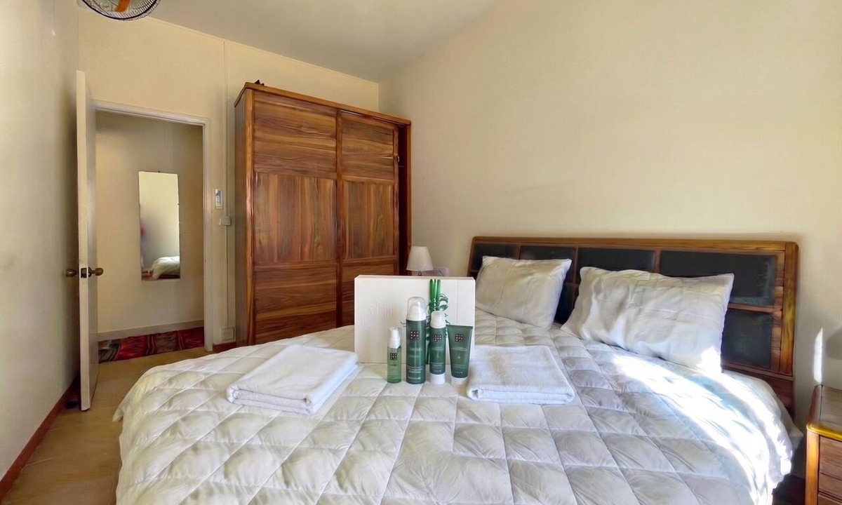 Mont Choisy Apartment | Beach Walk Apartment with Private Garden & Wifi