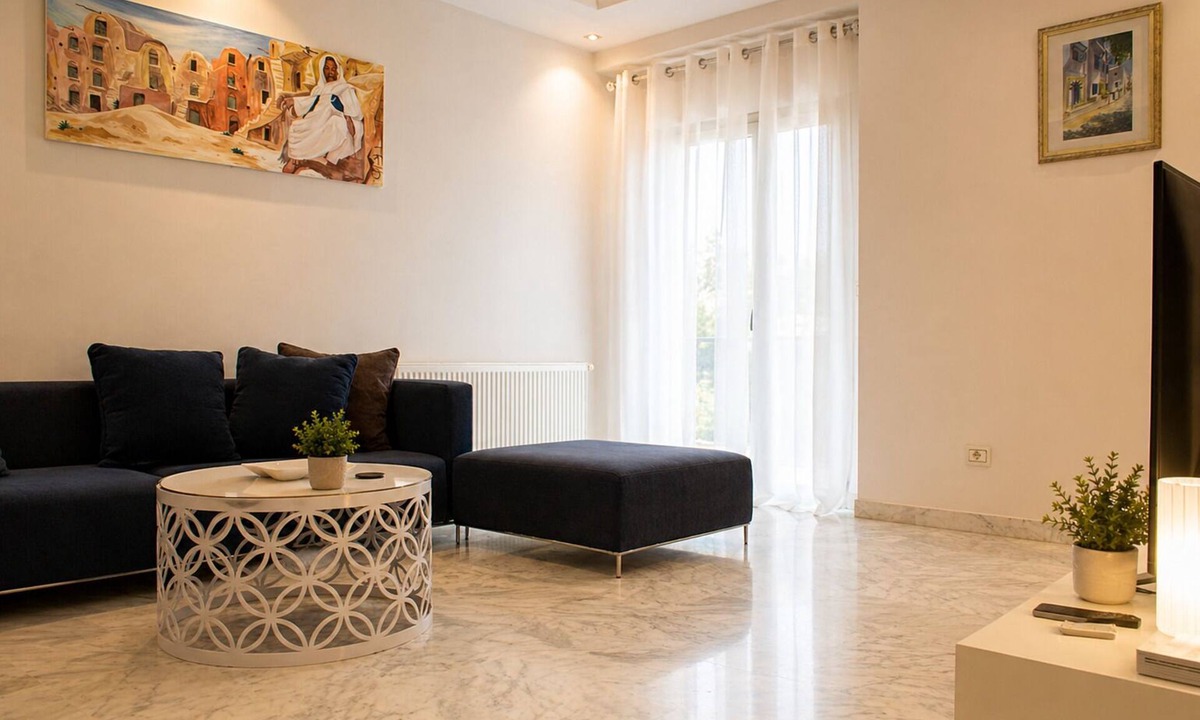 Ain Zaghouan Apartment | Luxury Oasis S 2 Comfort at the Garden in Carthage