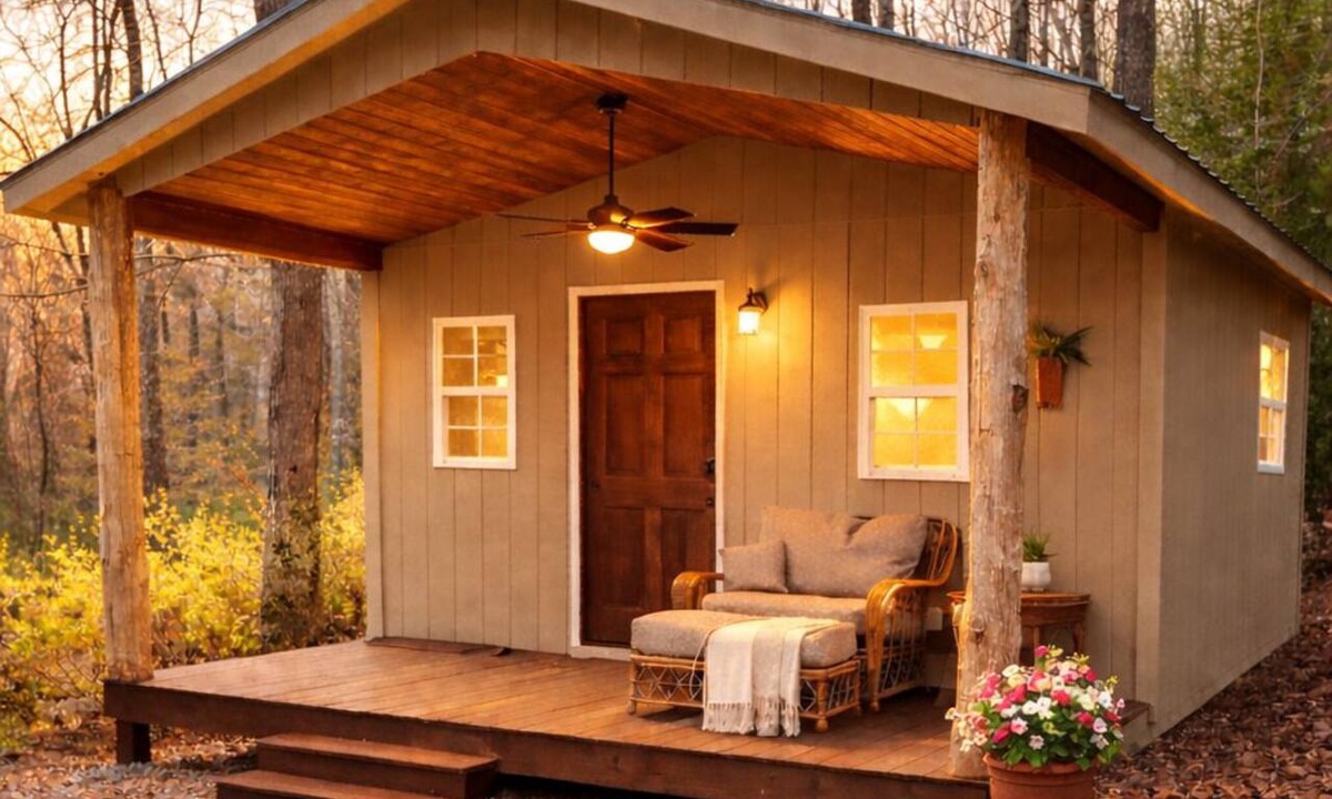 Jamestown Apartment | Private romantic Tiny Home King bed Jamestown