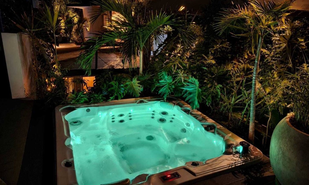 Pointe Aux Sables House | Private tropical loft in shared villa + pool + jacuzzi
