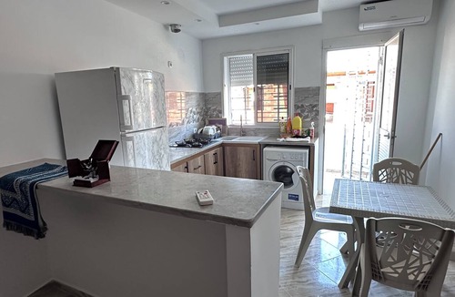 Kelibia Apartment | Apartment with living room and 2 bedrooms. Free Wi-Fi and private parking