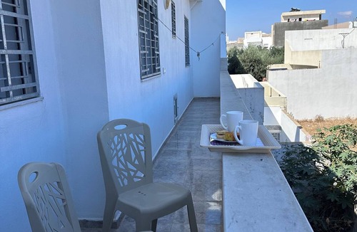 Kelibia Apartment | Apartment with living room and 2 bedrooms. Free Wi-Fi and private parking