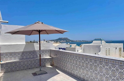 Kelibia Apartment | Dar Bhar – Elegant Mediterranean Apartment Overlooking the Sea