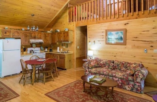 Timberline House | DR26-Secluded Log Home on 5 acres! Fire Pit! Pets Ok!
