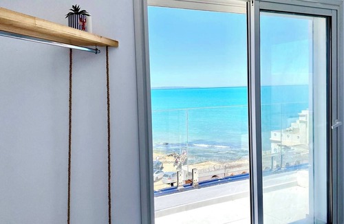 Aousja Apartment | Elegant Beachfront Apartment in La Marsa with Panoramic Sea Views