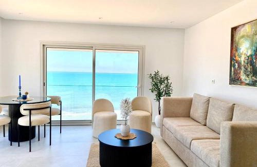 Aousja Apartment | Elegant Beachfront Apartment in La Marsa with Panoramic Sea Views