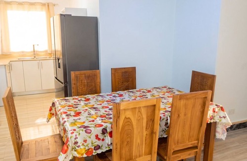 Mont Choisy Apartment | Homerez - Studio in Trou-aux-Biches, garden view.
