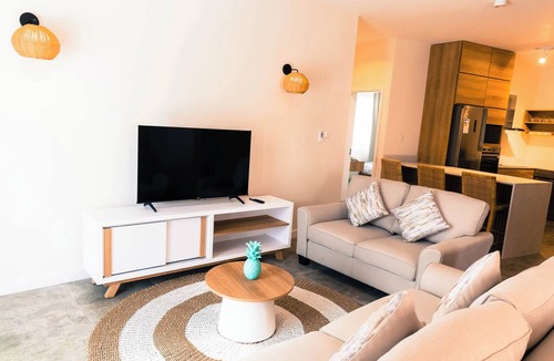 Flic-en-Flac Apartment | Salty Breeze - Fast WiFi, Stylish 3BR Apt with Pool Near Flic en Flac