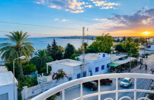 Nabeul Governorate Apartment | Stunning Panoramic Sea View Apt in Kélibia - AC & Beach