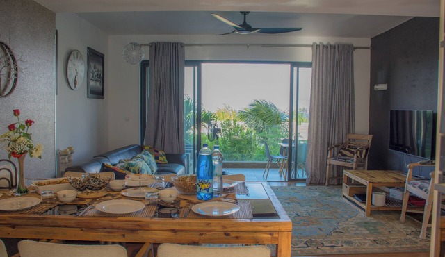 Azuri Apartment with Beach, Pools, Gym, Restaurants, Spa, Boats, kids Corner