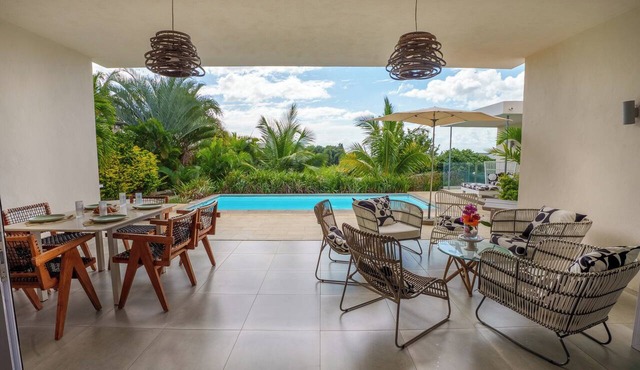 Beautiful villa, just 5 minutes from the beach