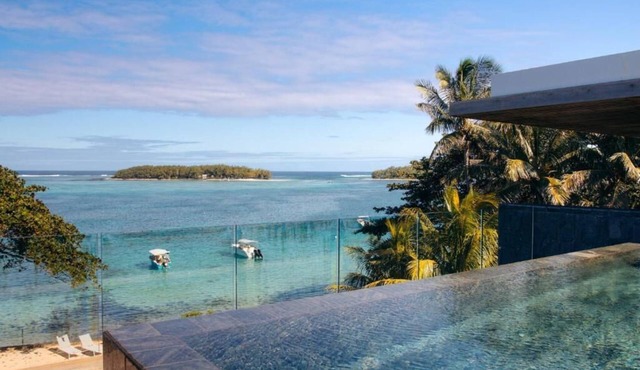 Blue Bay Luxury Penthouse offers stunning seaview and direct beachfront access.