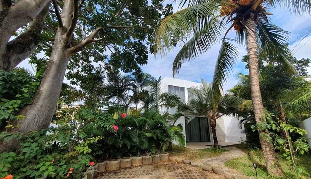 Contemporary villa a 5-minute walk from Bain Boeuf Beach