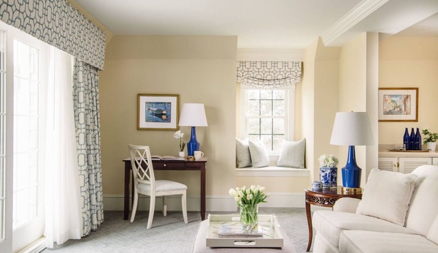 Rehoboth Beach Luxury Suite | Fireplace & Balcony in Rehoboth Beach