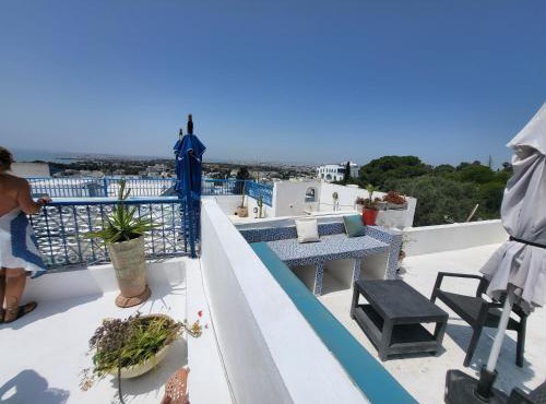 Sidi bou village amazing view