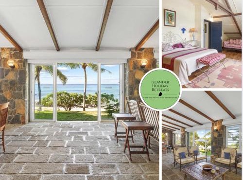 Villa du Bonheur beachfront home by IHR