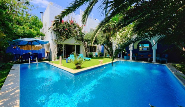 Villa in Marrakech - La Badira Neighborhood - Hammamet, with a pool 300 meters from the beach