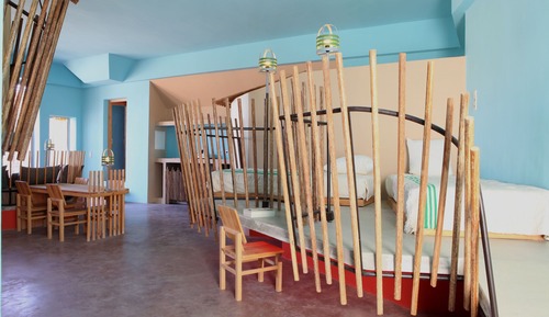 Standard Quadruple Room, Private Bathroom, Garden View (Dune)