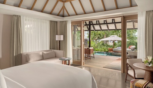 Villa, 1 King Bed, Private Pool, Beach View (Island Pool)