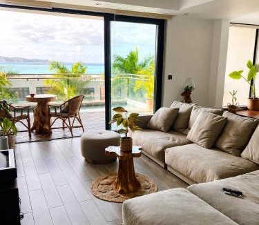Bain Boeuf Apartment | Luxury Oceanfront Apt with Private Pool - 2BR
