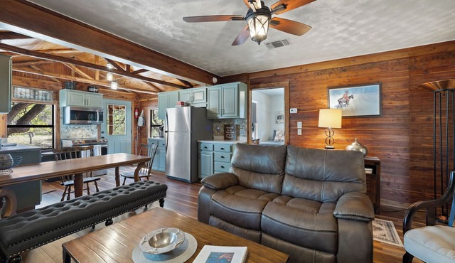 Private & Seculded Cabin on Comanche Creek with 73 Acres to Roam in Llano