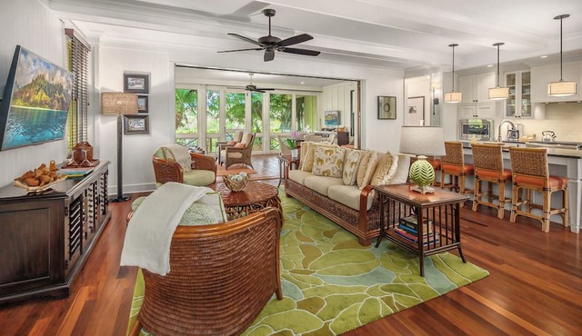 Resort Amenities | Golf Course View | Cottage + Guesthouse in Koloa