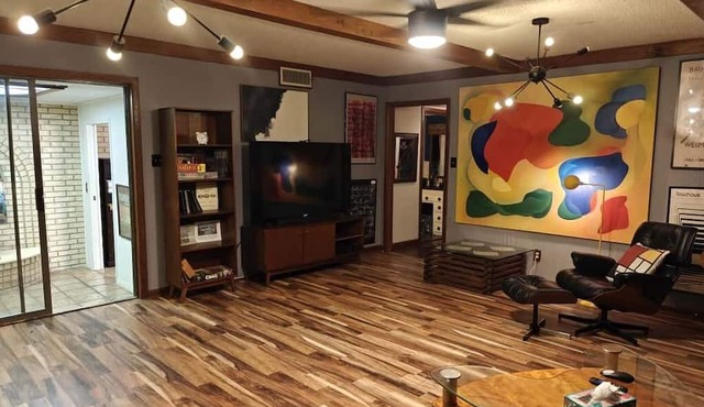 Enjoy a peaceful escape with character in our delightfully funky home. in Cameron